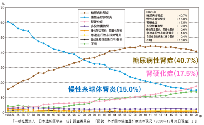 ●画像（CKD_透析導入になった腎疾患の割合）